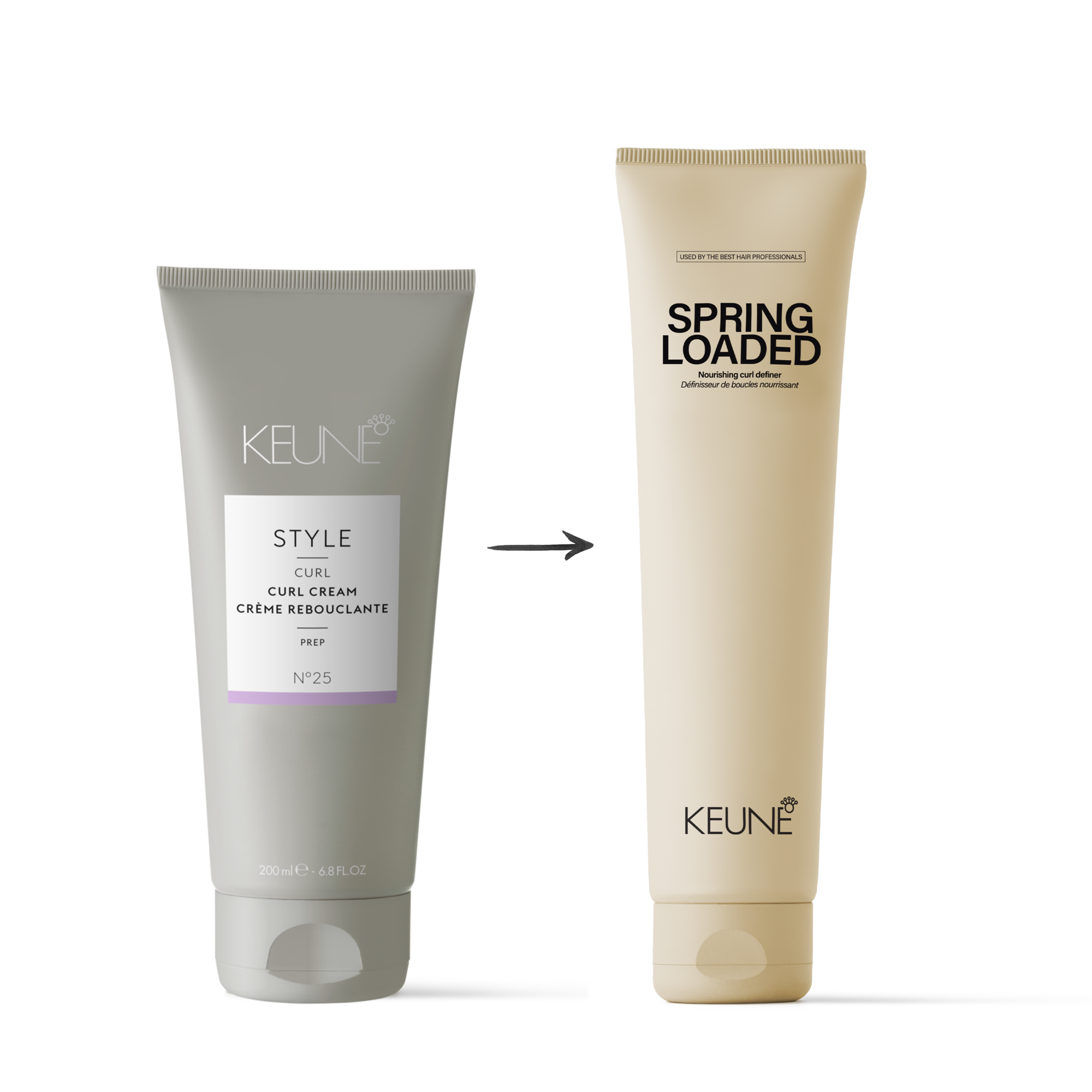 Say goodbye to frizz and hello to perfect curly hair with Keune Spring Loaded Nourishing curl definer. Nourishes and defines curls for stunning results.