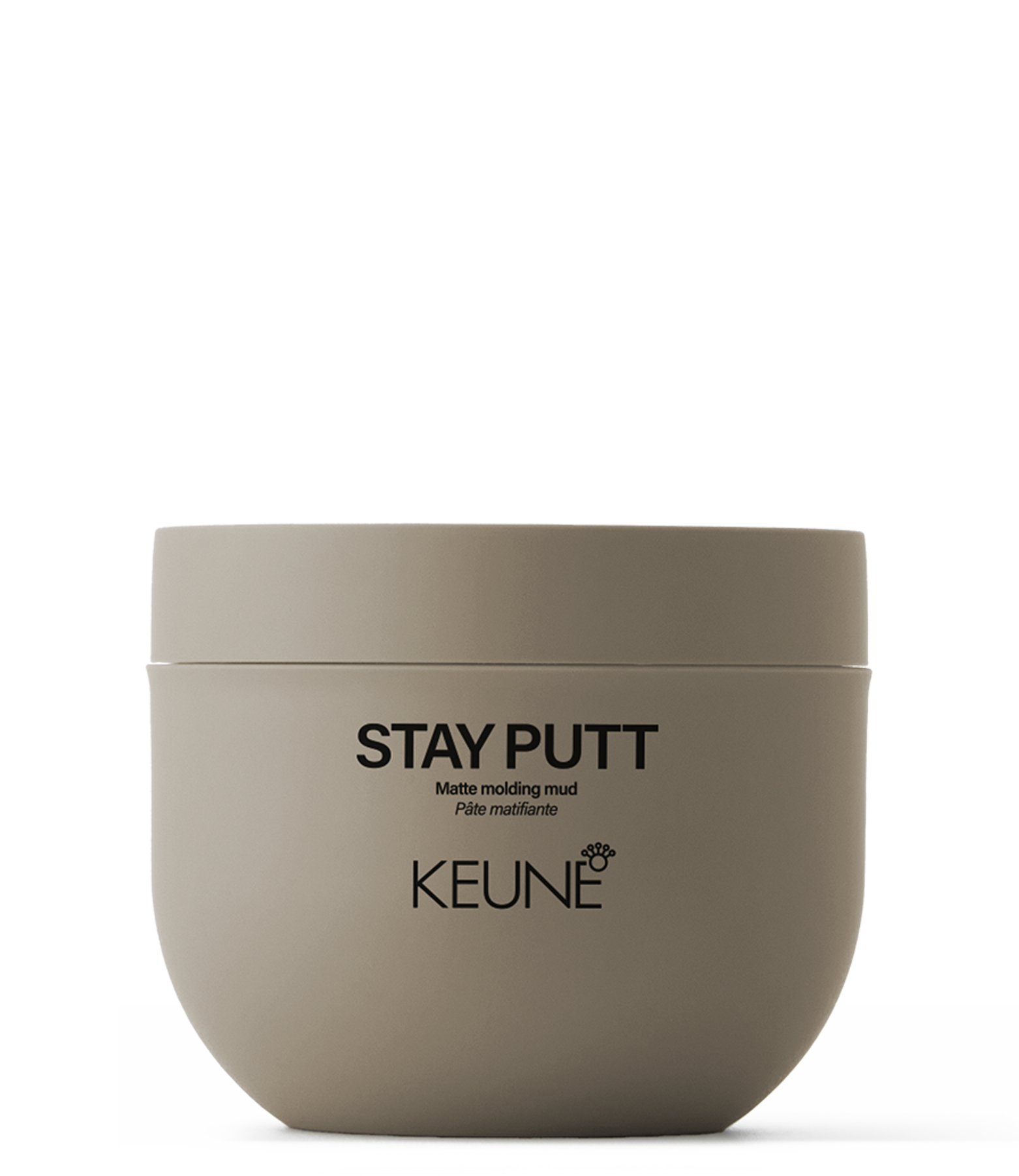 Keune Stay Putt - Pâte matifiante. Enrichie au beurre de karité, pour des coiffures durables et un fini mat. Parfait pour cheveux gras.