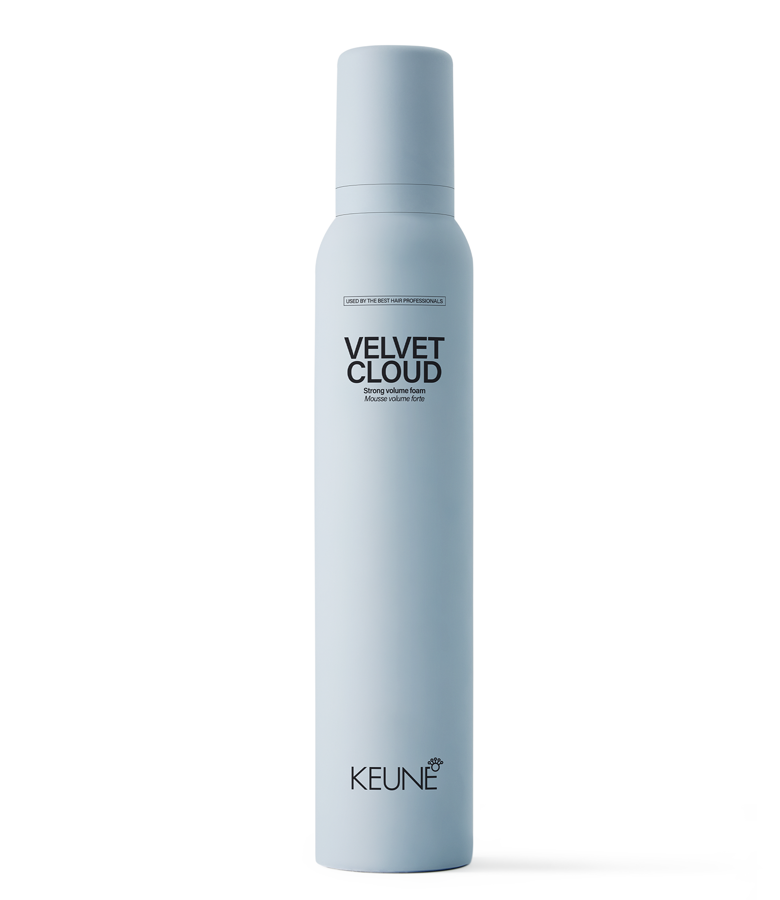 Keune Velvet Cloud - Mousse volume forte. Nourrit et protège les cheveux clairsemés tout en renforçant le volume. Parfait pour les coiffures volumineuses.